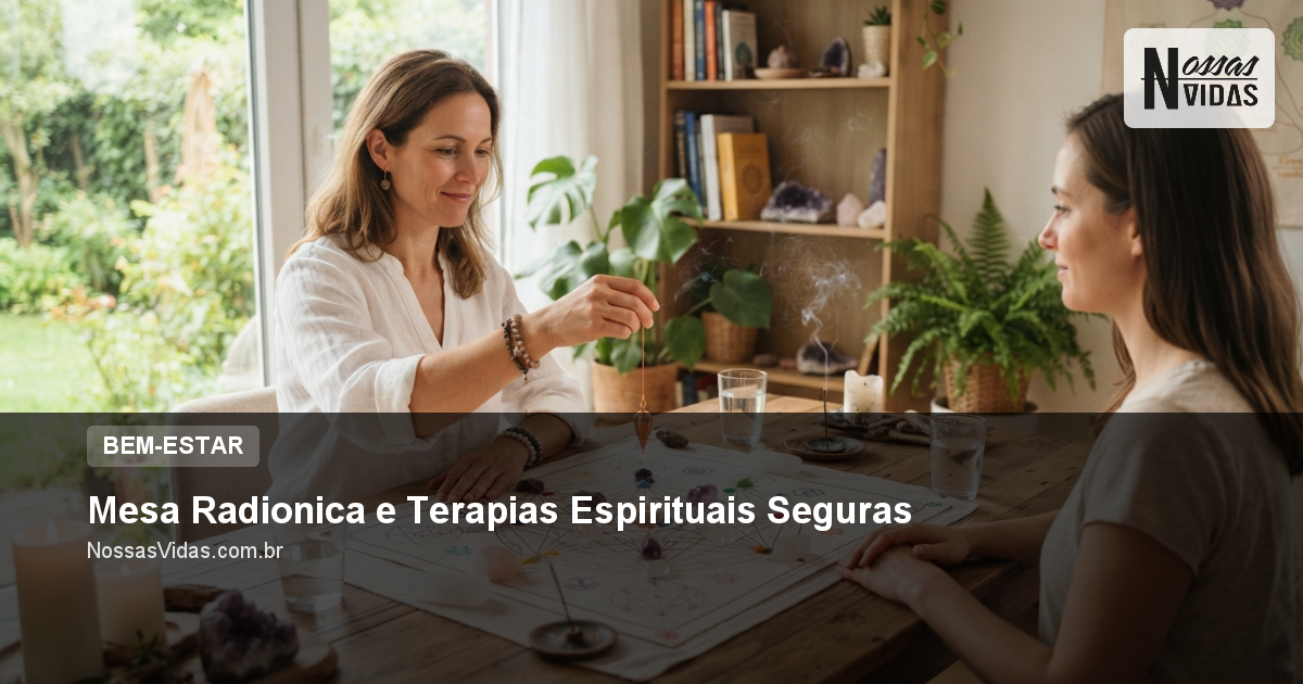 Mesa Radionica e Terapias Espirituais Seguras