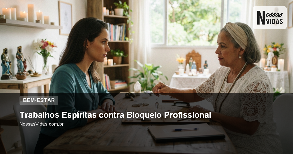 Trabalhos Espíritas contra Bloqueio Profissional