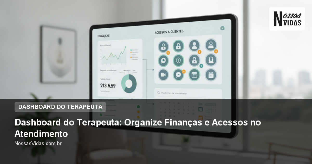 Dashboard do Terapeuta: Organize Finanças e Acessos no Atendimento
