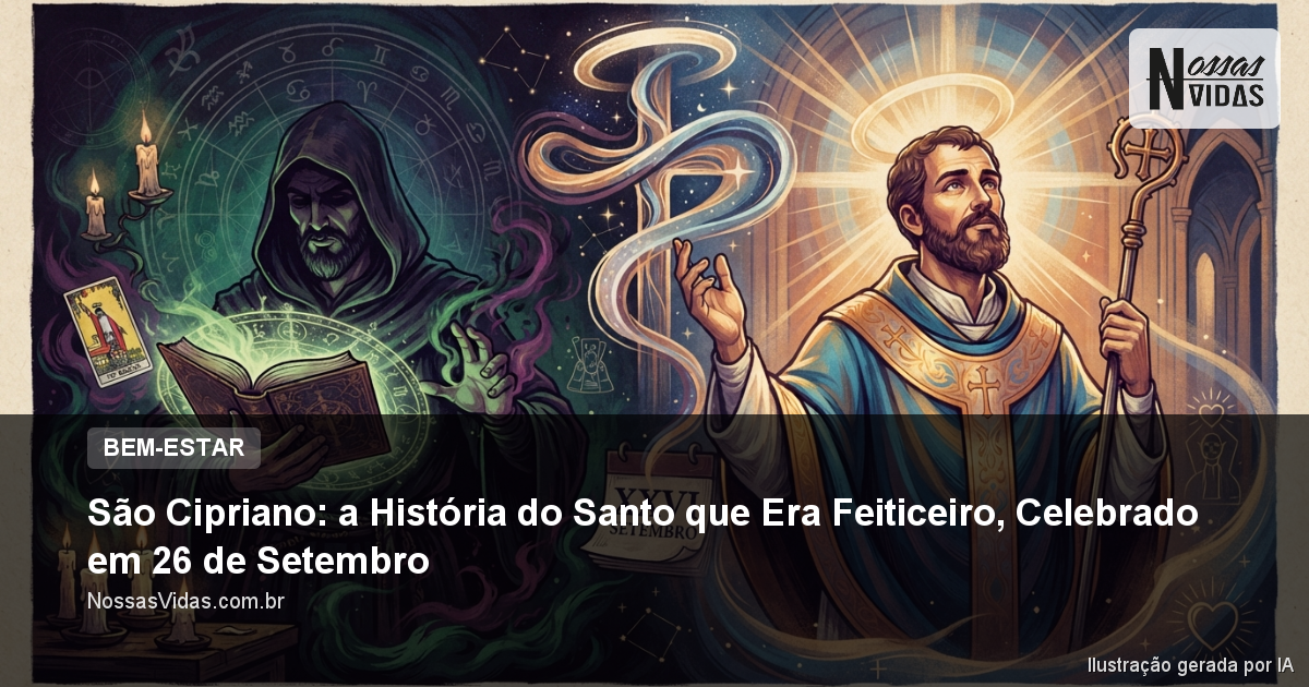 São Cipriano: a História do Santo que Era Feiticeiro, Celebrado em 26 de Setembro