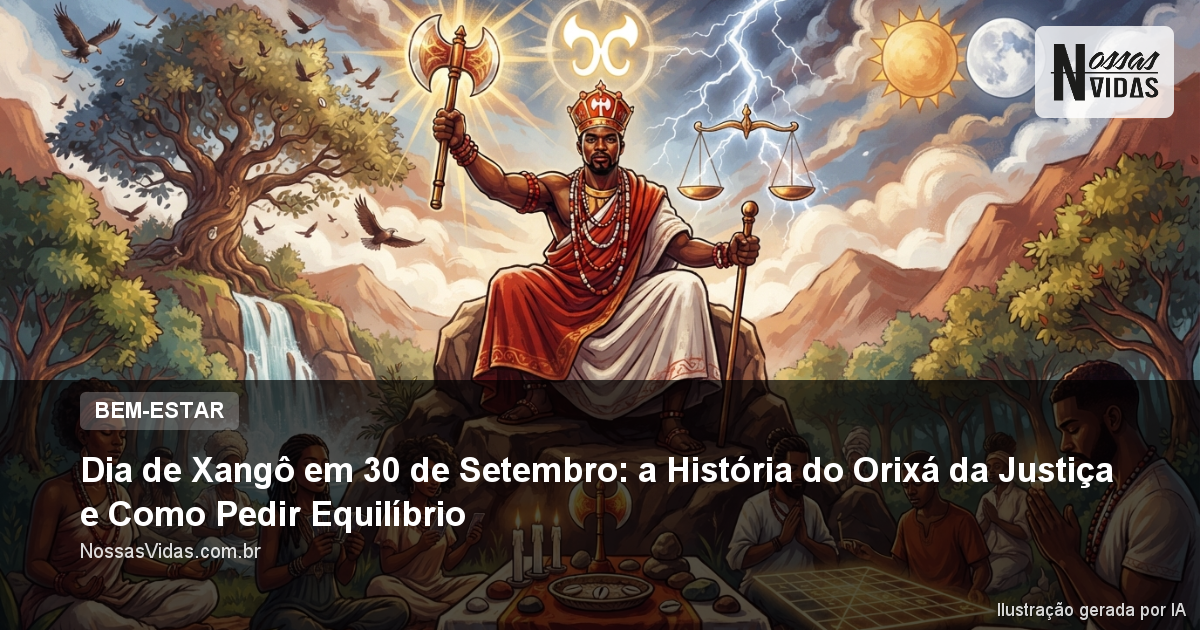 Dia de Xangô em 30 de Setembro: a História do Orixá da Justiça e Como Pedir Equilíbrio