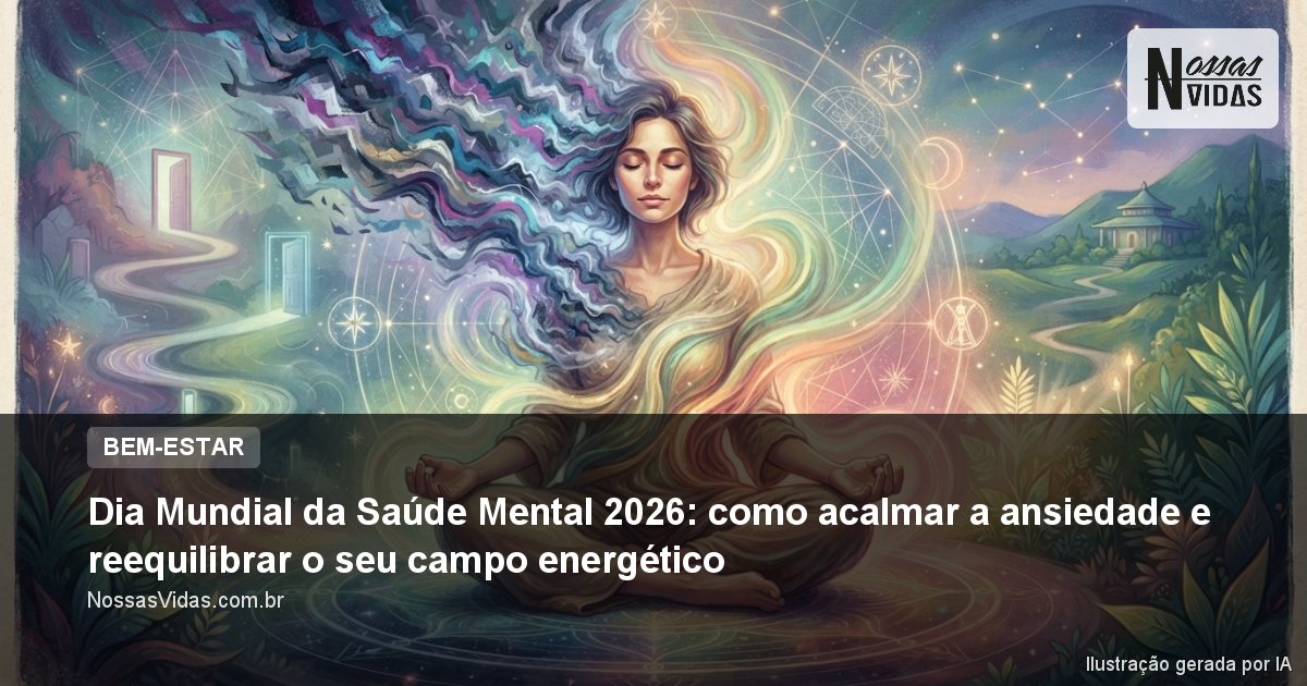 Dia Mundial da Saúde Mental 2026: como acalmar a ansiedade e reequilibrar o seu campo energético