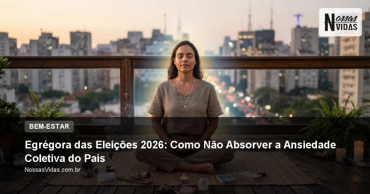 Egrégora das Eleições 2026: Como Não Absorver a Ansiedade Coletiva do País