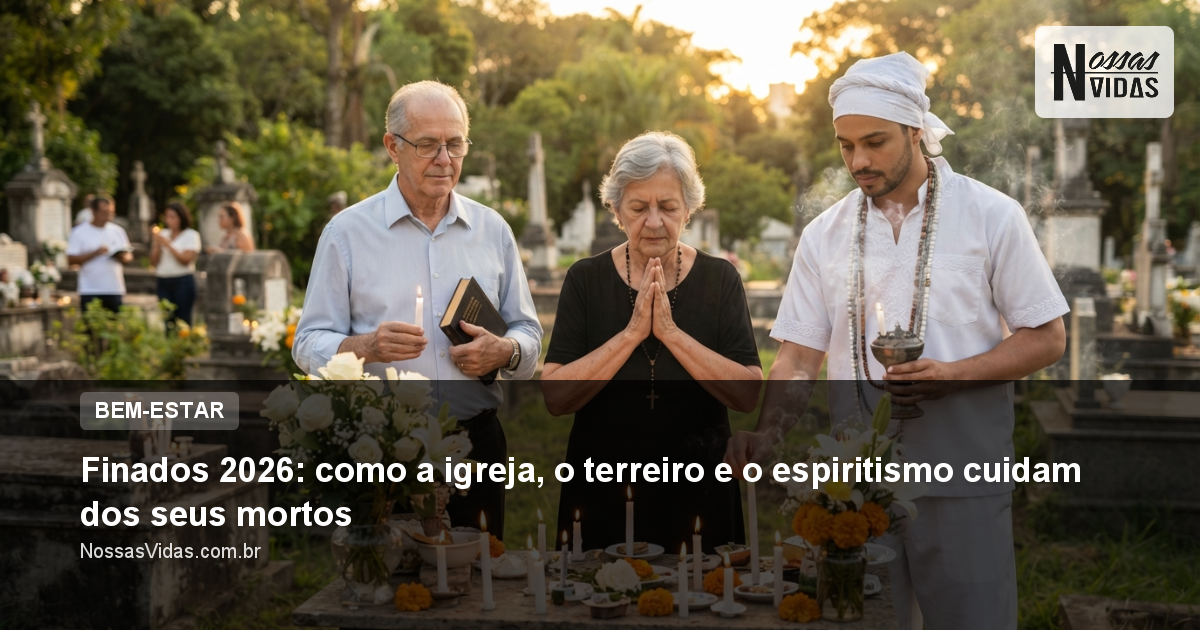 Finados 2026: como a igreja, o terreiro e o espiritismo cuidam dos seus mortos
