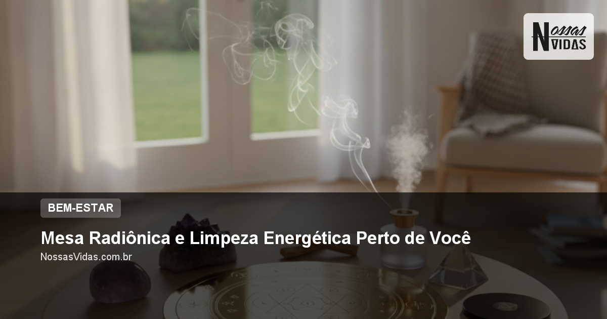 Mesa Radiônica e Limpeza Energética Perto de Você