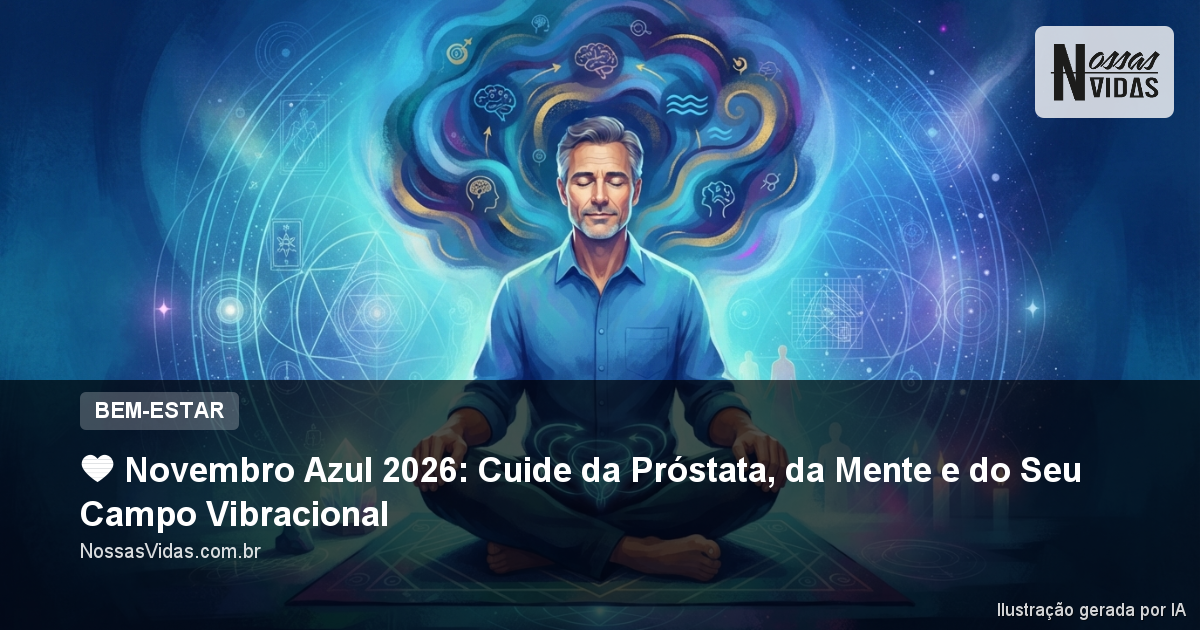 💙 Novembro Azul 2026: Cuide da Próstata, da Mente e do Seu Campo Vibracional