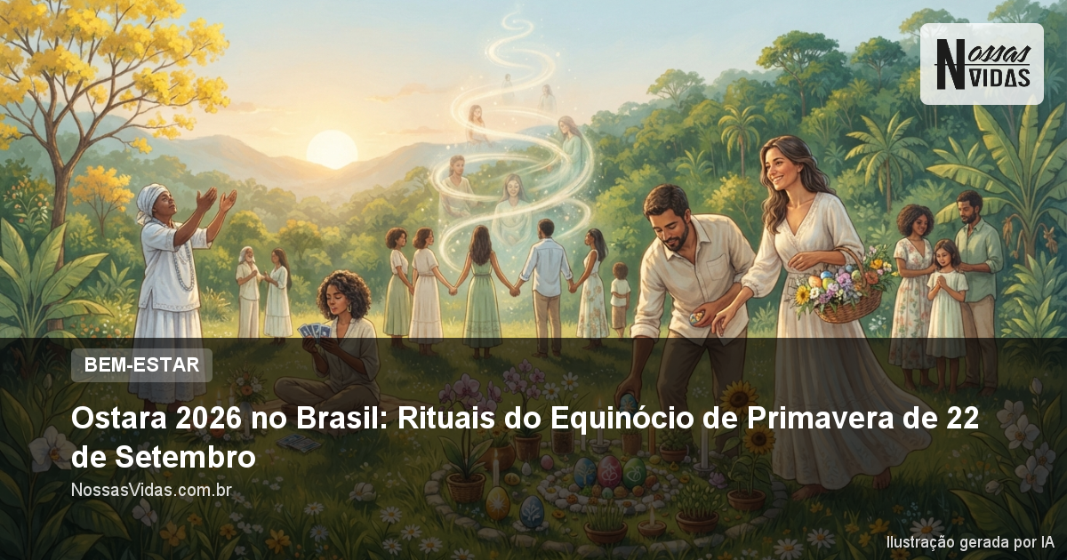 Ostara 2026 no Brasil: Rituais do Equinócio de Primavera de 22 de Setembro