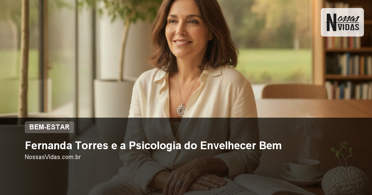Fernanda Torres e a Psicologia do Envelhecer Bem