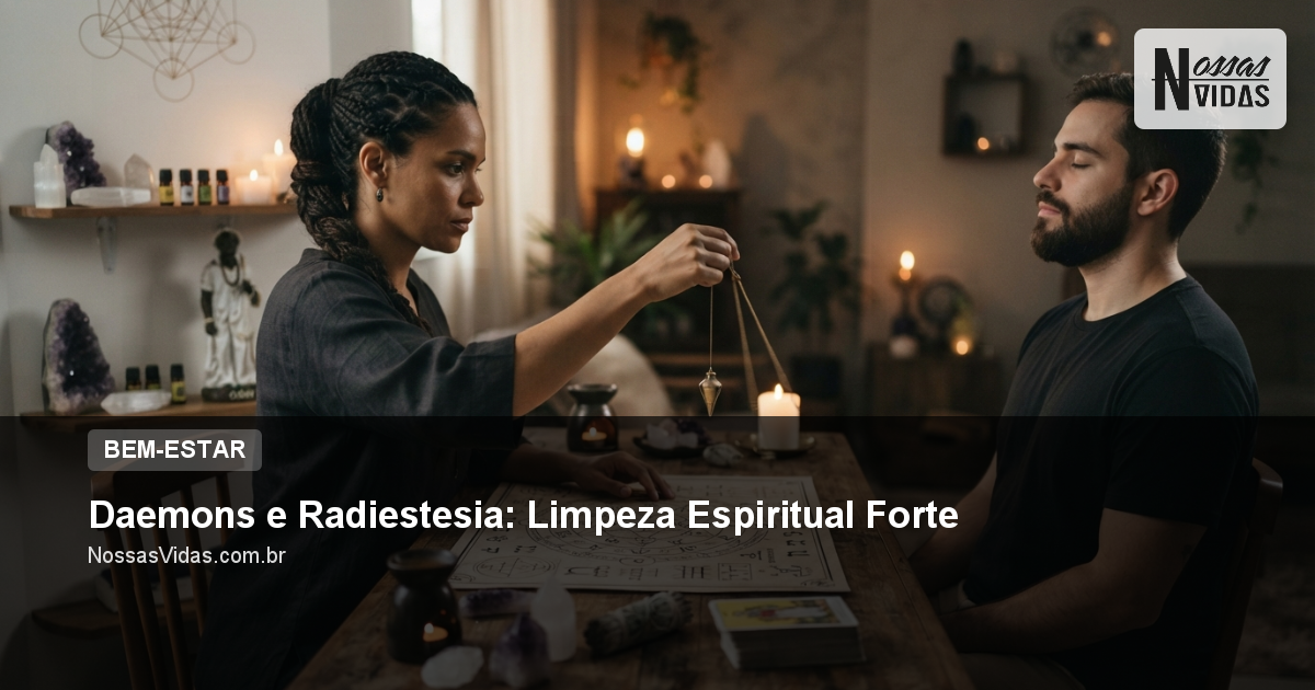 Daemons e Radiestesia: Limpeza Espiritual Forte