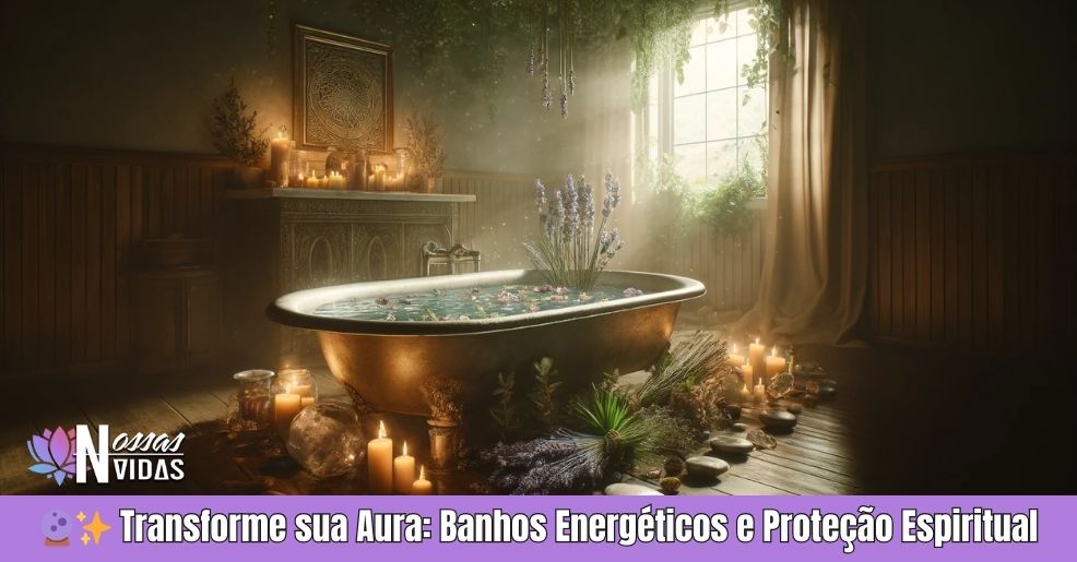 🌿🛁 Banhos Energéticos: Renove sua Energia e Proteja sua Aura