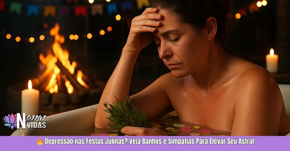 Depressão nas Festas Julinas: Banhos Energéticos e Simpatias para Elevar o Astral