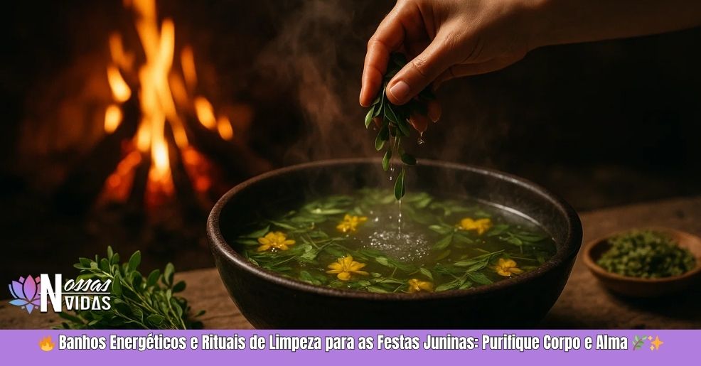 🔥 Banhos Energéticos e Rituais de Limpeza para as Festas Juninas: Purifique Corpo e Alma 🌿✨